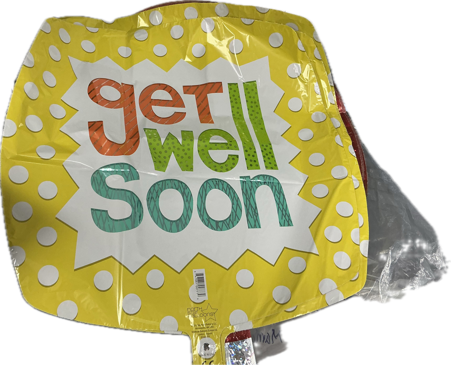 18" NorthStar Get Well Soon Balloon!