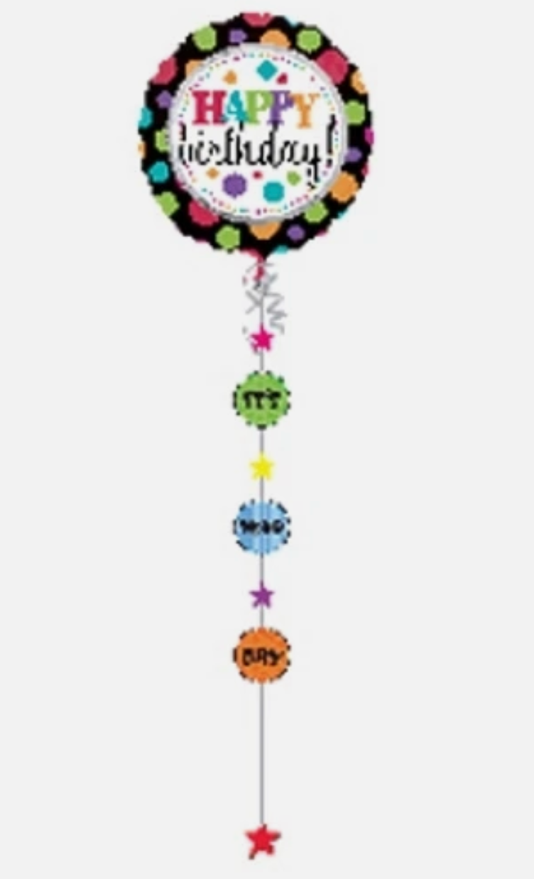 Happy Birthday Jumbo Balloons 90"