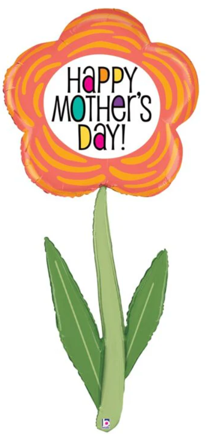 Betallic Flower Happy Mother's Day Jumbo Balloon