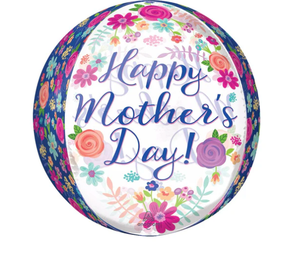 Anagram Happy Mother's Day Orbz Balloon 15"