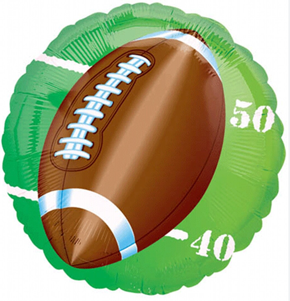 Anagram Value Line Football Season Mylar Foil Balloon