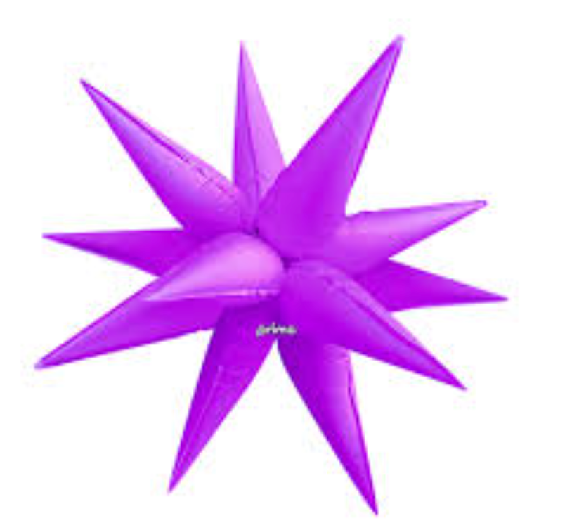 Foil Starburst Balloon 19"