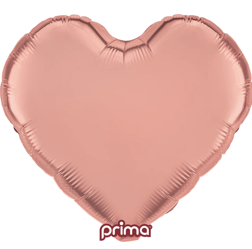 Prima 18” Rose Gold Heart