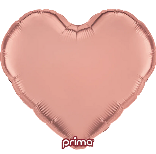 Prima 18” Rose Gold Heart