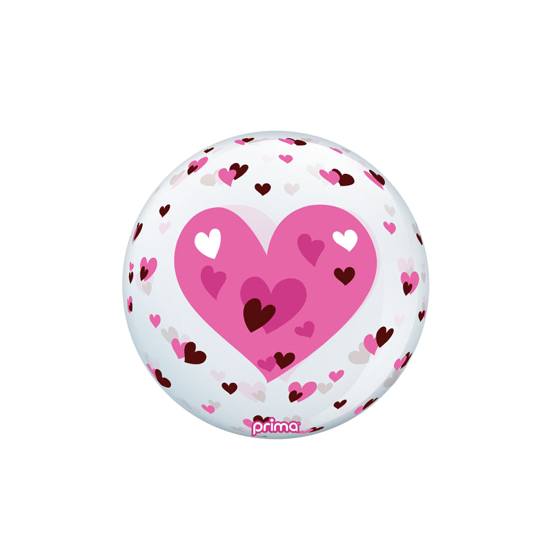 Prima 20" Pink Hearts Sphere