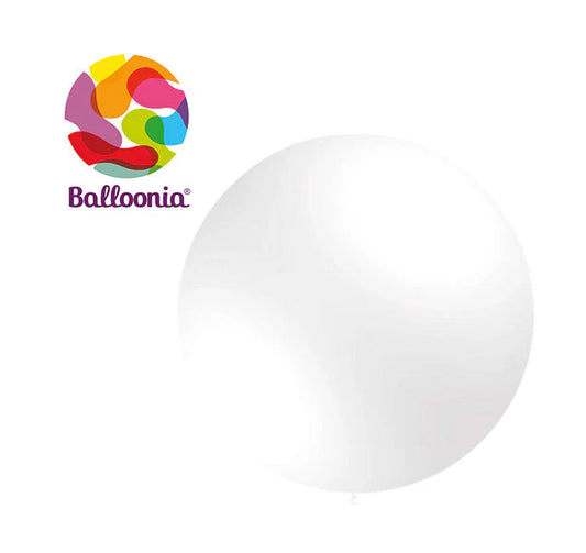 Balloonia 36" Metallic Latex White (5ct)