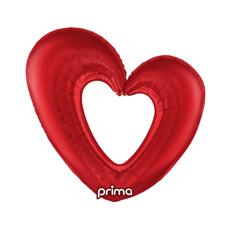 Prima 40" Red Open Heart