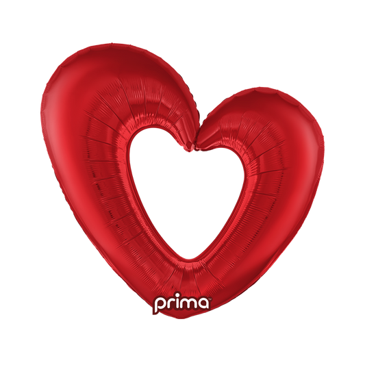 Prima 40" Red Open Heart