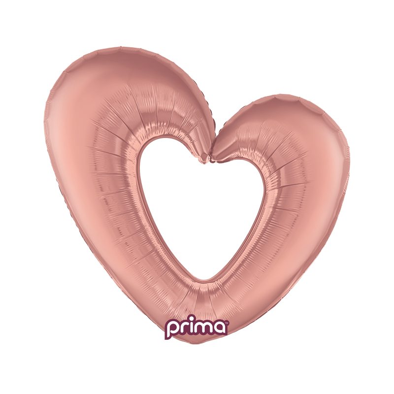 Prima 40" Rose Gold Open Heart