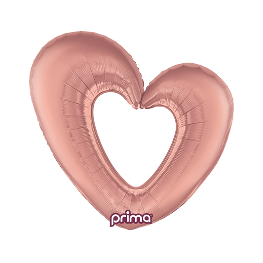 Prima 40" Rose Gold Open Heart