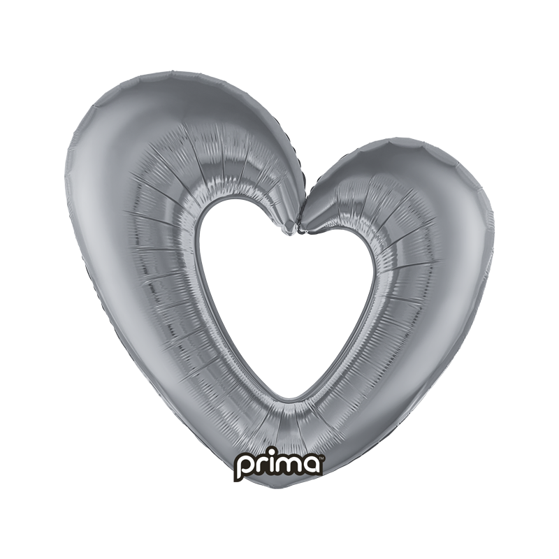 Prima 40" Silver Open Heart