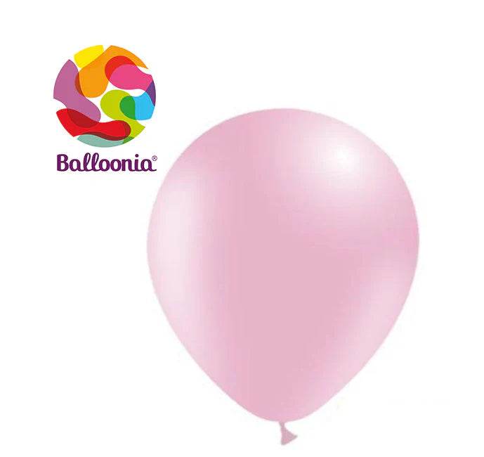 Balloonia 5" Latex Baby Pink 100ct