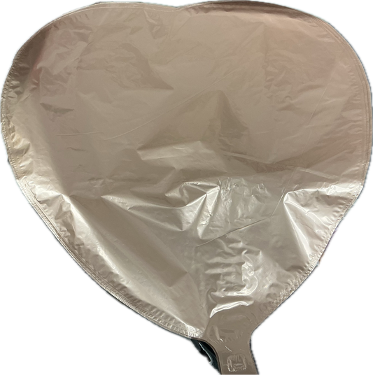 Satin Salmon Pink Heart Balloon