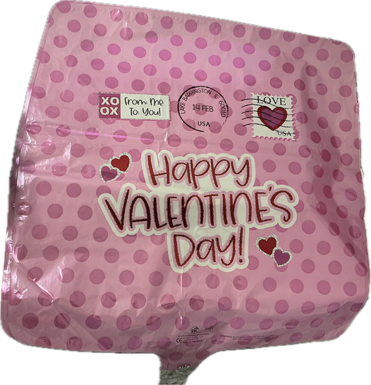 Happy Valentines Day Square Balloon