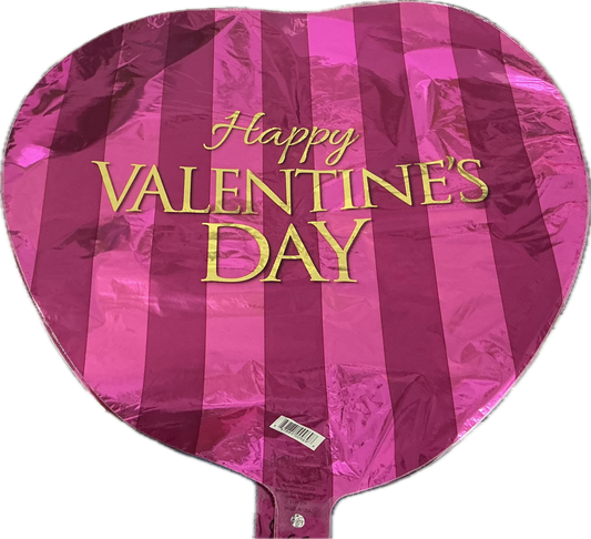 18" NorthStar Happy Valentines Day Heart Balloon