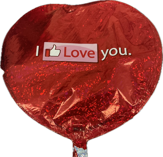 18" I Love You Heart Balloon