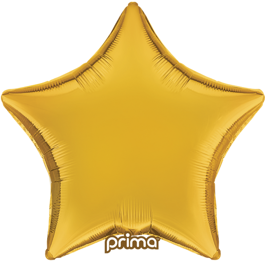 Prima 18" Gold Star Foil Balloon (1ct)Gold Star