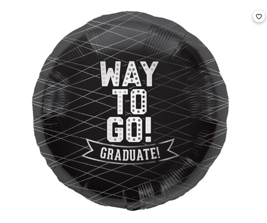 Way To Go! Graduate! Foil Balloon