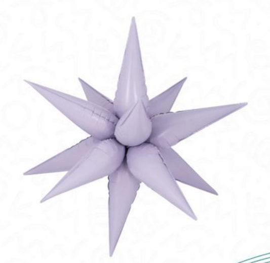 Starbursts Balloon Lillac 40"
