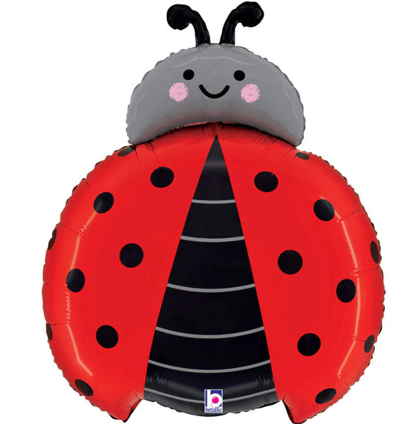 Betallic Foil LadyBug Shape Balloon 24"
