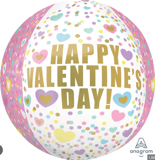 Anagram Happy Valentine Day Orbz Balloon