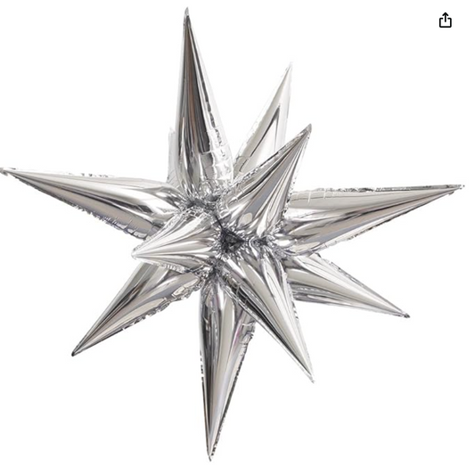 Boom Boom Party Exploding Star Balloons 26"