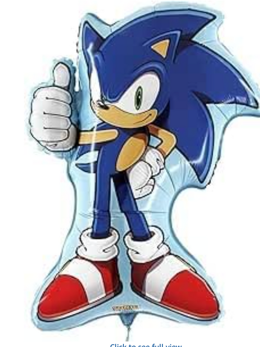 Sonic Thumbs Up Balloon 29"