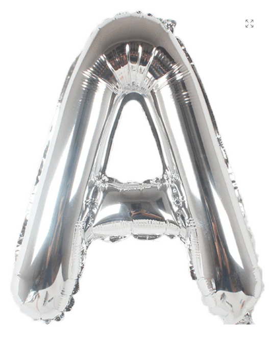 Prima A Foil Silver Balloon 16"