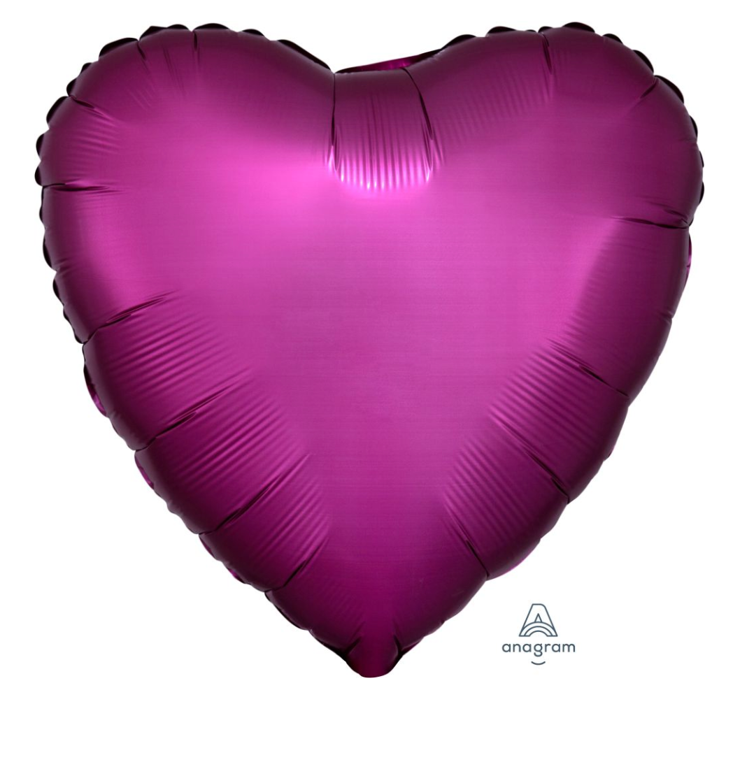 CTI  Magenta Foil Heart Balloon