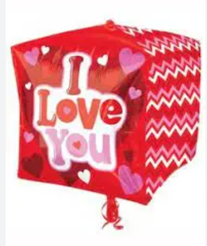 Anagram Cubez I Love You Balloon