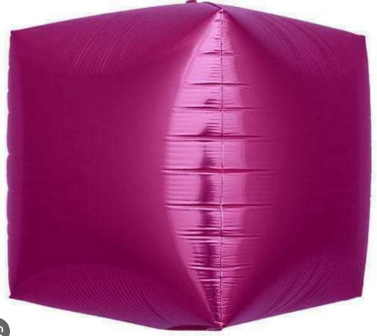 17" North Star Extra Large Magenta Cube Balloon
