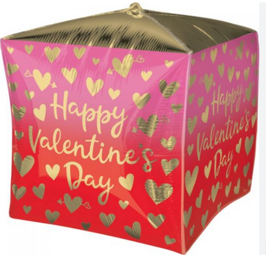 15" Cubez Love, Hugs & Kisses Anagram Balloon