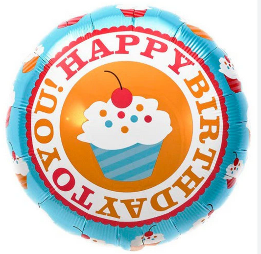 North Star Happy Birthday Balloons 18"