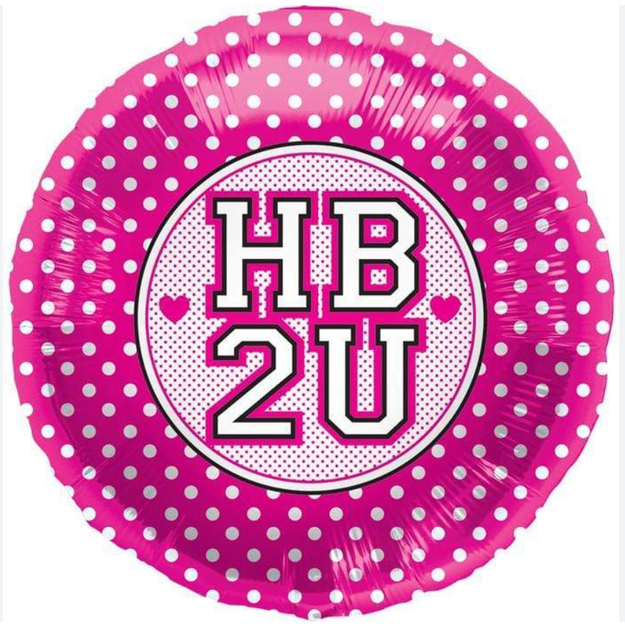 North Star Pink HB2U Foil Balloons