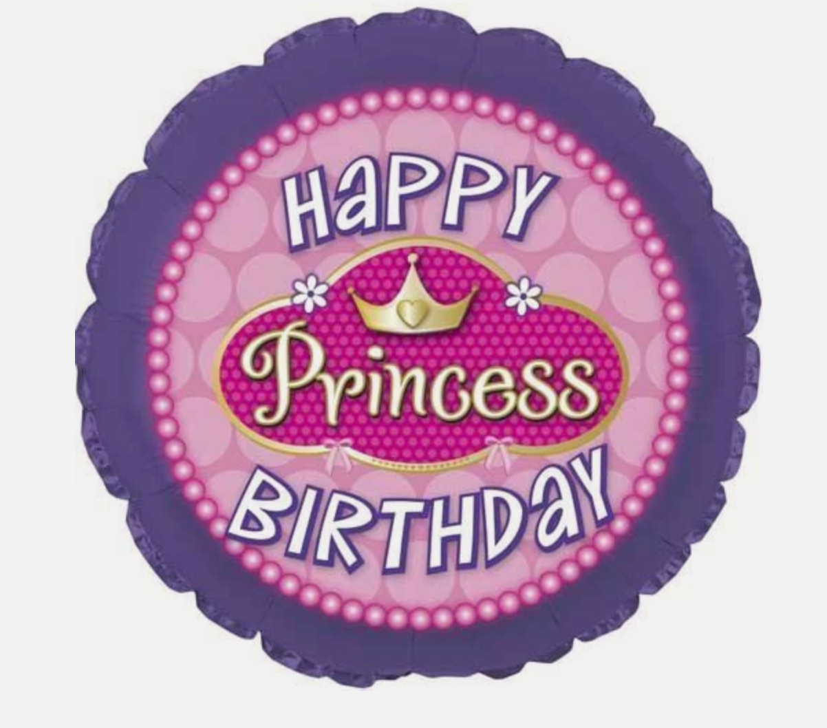 CTI Happy Princess. Birthday 18" Foil Balloon