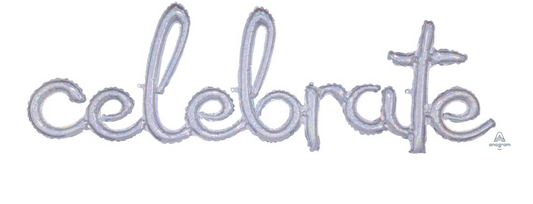 Anagram Celebrate 59 x 20 Balloon