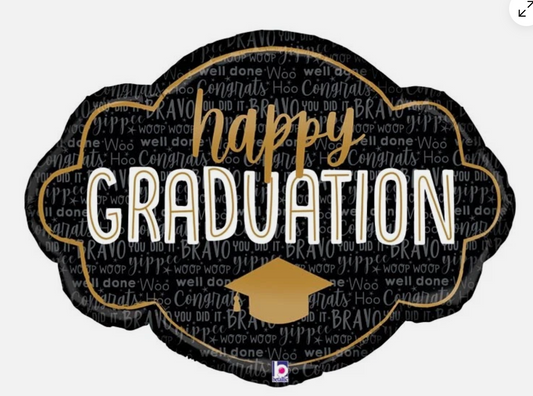 Betallic Happy Graduation Balloon 30"