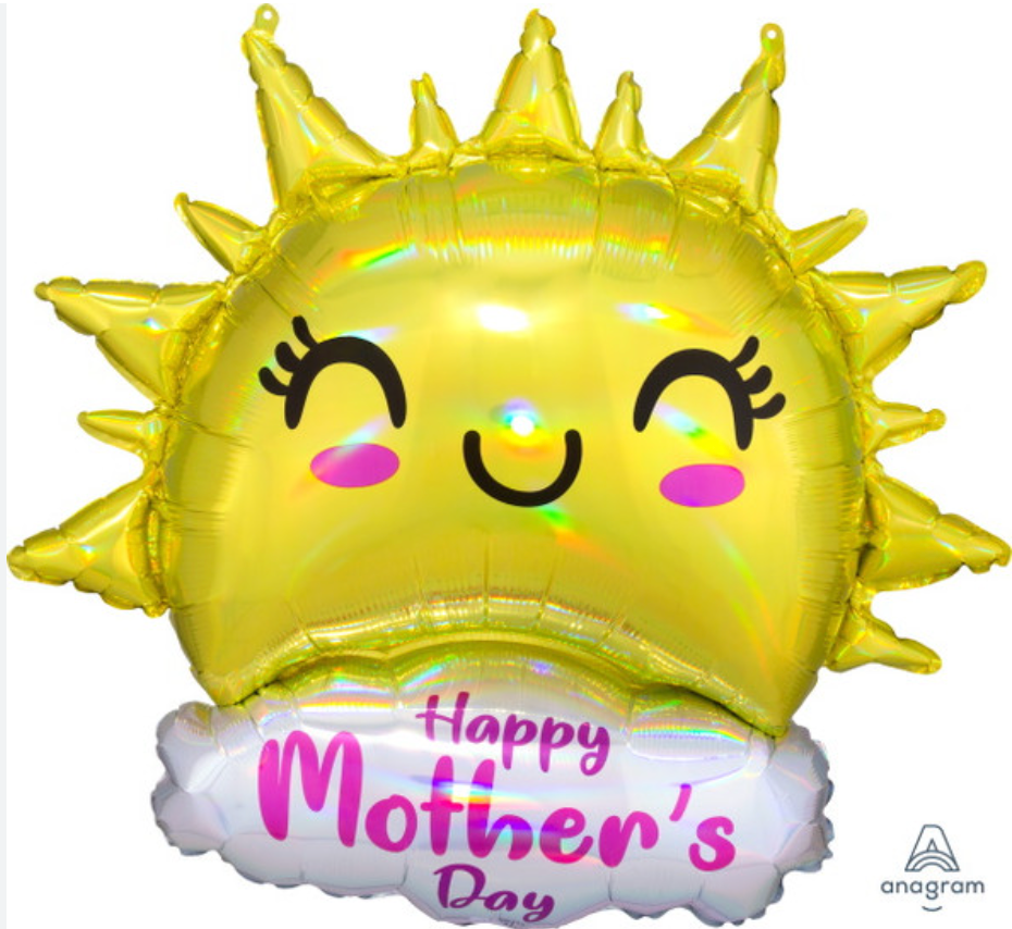 Anagram 29" Happy Mother's Day Love You Mom Baby Swan Foil Balloon