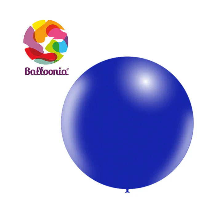 Balloonia 18" Navy Blue Latex Balloon 25ct