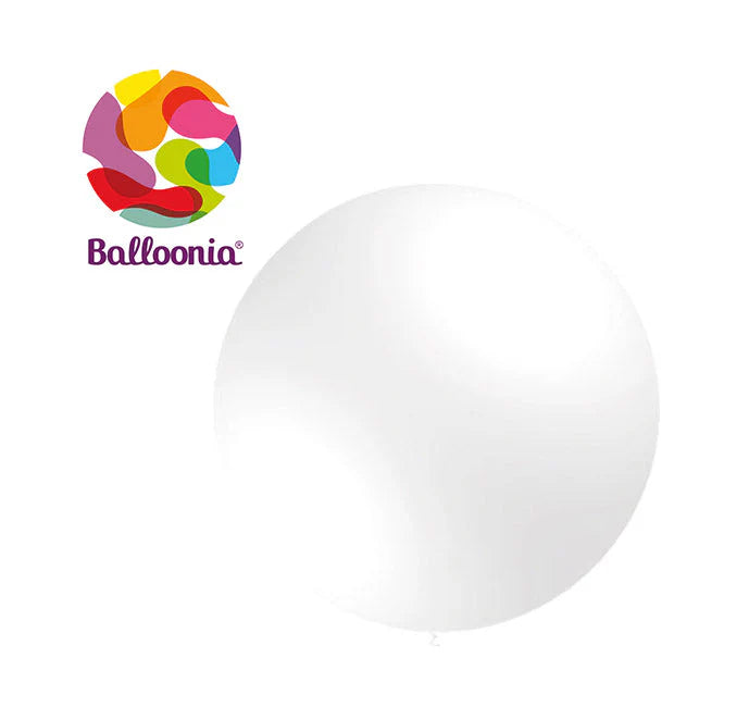 Balloonia 2ft White Latex Balloon (5ct)